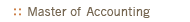 Master of Accounting